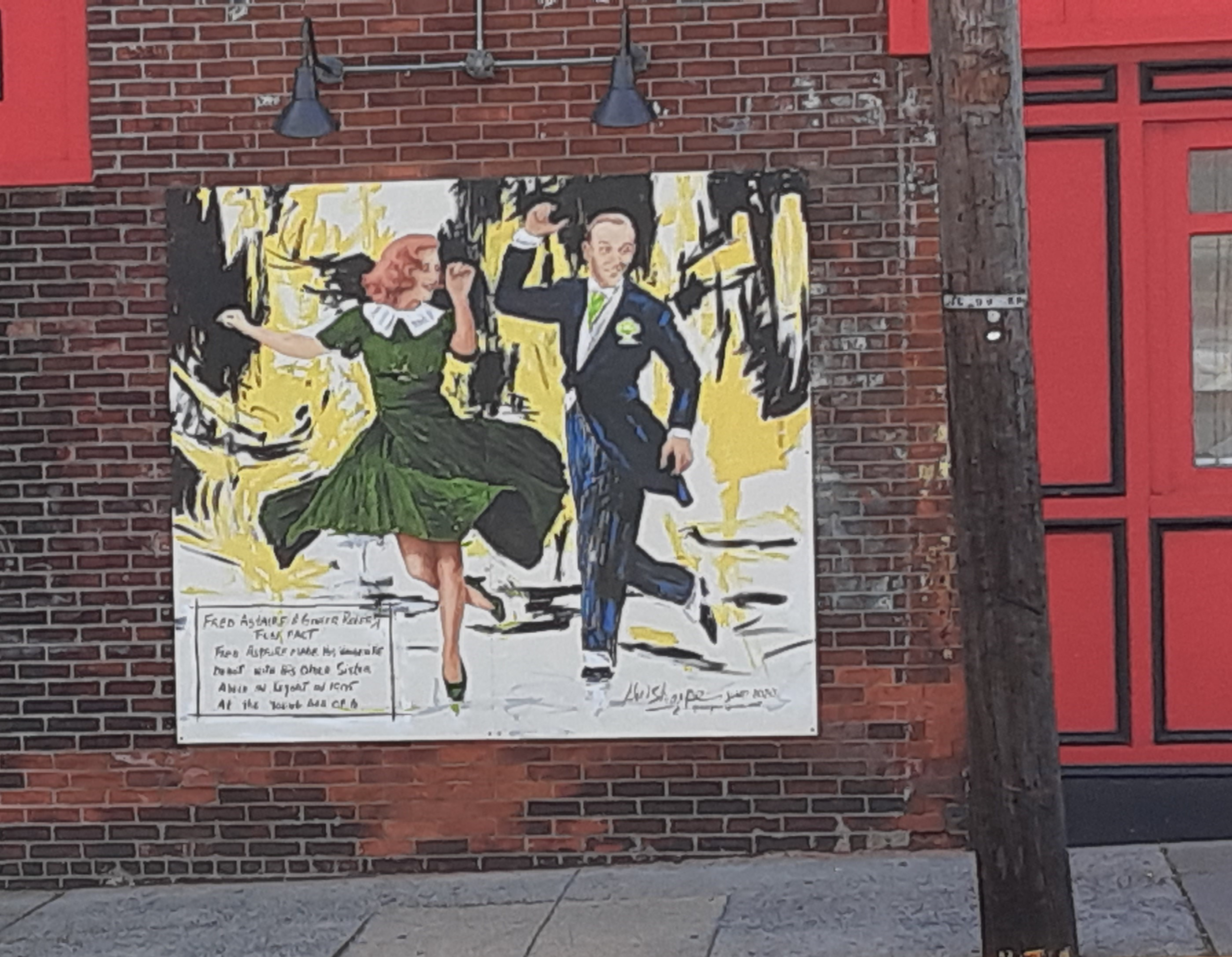 beautiful mural to downtown community of Keyport